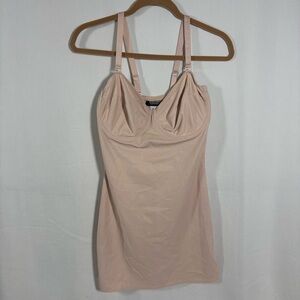 Body Slimmers Nancy Ganz‎ Underwire Bra Slip Dress Shape Wear Women’s Sz. 36 DD